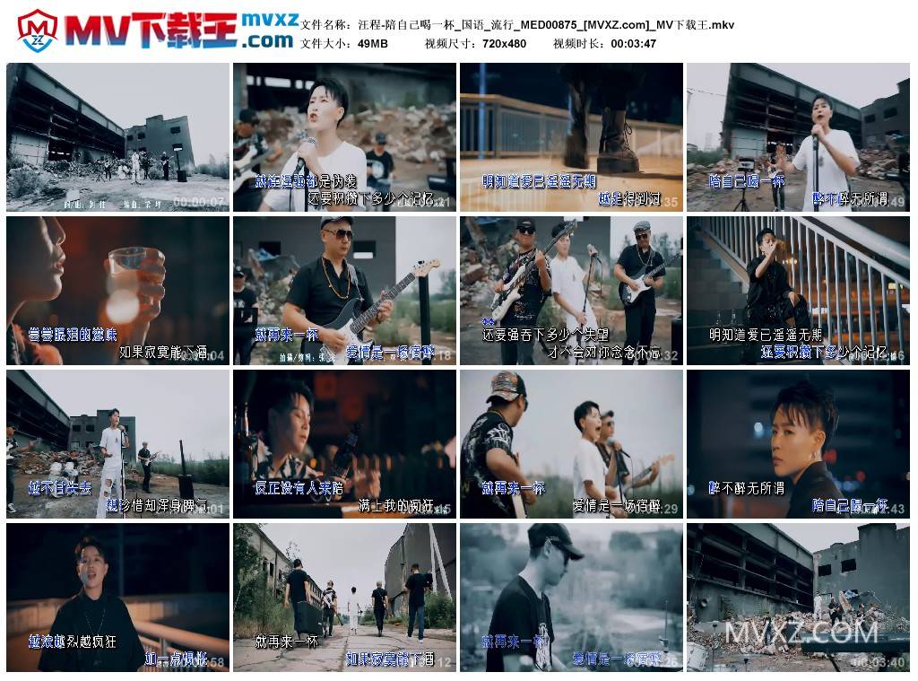 汪程-陪自己喝一杯_国语_流行_MED00875